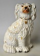 Staffordshire 
dog figure, 
earthenware, 
19th century 
England.