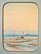 Danish artist 
(19th century): 
Ships on the 
sea.
