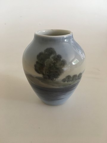 Bing & Grondahl Vase No. 500/5012 with Island Lake Motif