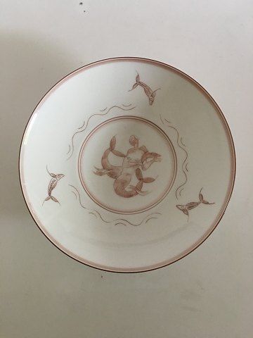 Bing & Grondahl Unique Bowl by Ove Larsen with Mermaid Motif