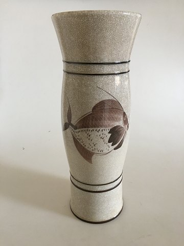 Bing & Grondahl Art Deco vase with Fish 118K/371