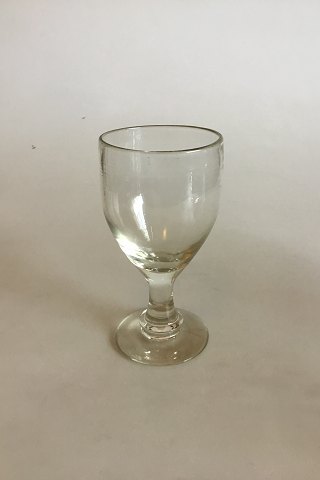 Holmegaard / Danish glass Red Wine Glass Hogla. From approx. 1920
