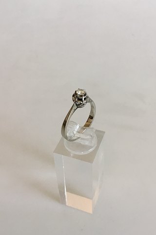 Ring in White Gold with Brilliant. 18 K.