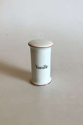Bing & Grondahl Vanille (Vanilla) Spice Jar No 497 from the Apothecary 
Collection