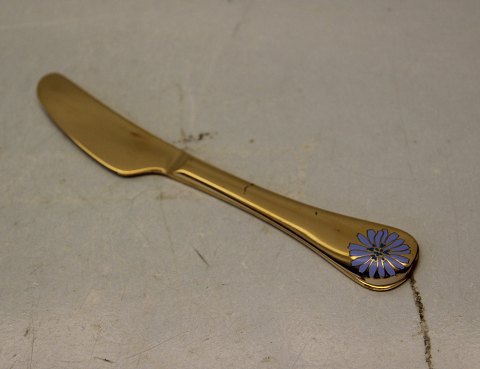 Georg Jensen Annual knife 1980 Gold Plated Sterling Silver  "Chicory"
