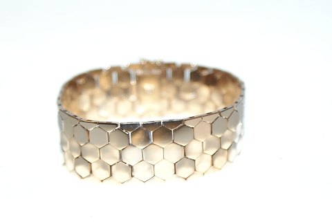 Bicelle gold bracelet 14k