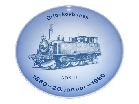 Bing & Grondahl Train Plate
Gribskovbanen 1880-1980