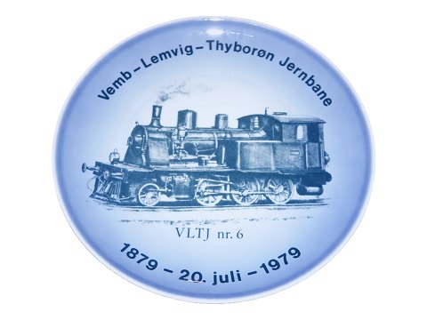 Bing & Grondahl Train Plate
Vemb- Lemvig - Thyborøn Jernbane