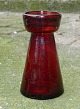 Red tulip glass from Holmegaard