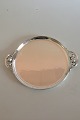 Danam Antik 
presents: 
Georg 
Jensen Sterling 
Silver Blossom 
Round Tray with 
handles No 2AB