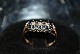 Gold ring with Sapphire and Brilliants 9 Carat