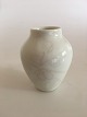 Henriette Bing for Bing & Grondahl Vase with Pale painted Leaf and Berry Motif