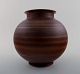 Lidkoping, Gunnar Nylund ceramic vase.
