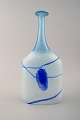 Large glass vase, designed by Bertel Vallien manufactured by Kosta Boda.