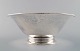 Jens Sigsgaard, Denmark large bowl in silver. 1940 s.
