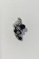 Georg Jensen Sterling Silver Pendant "Moonlight Grapes" with Onyx