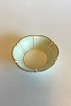 Bing & Grondahl Service with green decoration with gold on form 507(Herregaard) 
Little Bowl
