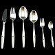Antik 
Damgaard-
Lauritsen 
presents: 
Eva silver 
cutlery; 
complete for 12 
persons