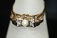 Antik Huset 
presents: 

Gold ring 
with Pearl and 
Diamonds 14 
Carat
Size 63