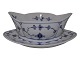Antik K presents: Blue Fluted Plain Hotel PorcelainGravy boat from 1898-1923