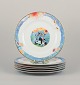 L'Art presents: 
Rosina 
Wachtmeister 
for Goebel, 
Germany. Six 
dinner plates 
with cat 
motifs.