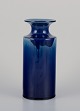 L'Art presents: 
Britt-
Louise Sundell 
(1928–2011) for 
Gustavsberg, 
Sweden. Large 
ceramic vase 
with glaze in 
blue ...