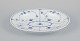 L'Art presents: 
Royal 
Copenhagen Blue 
Fluted Plain. 
Oval porcelain 
serving tray. 
Hand-painted.