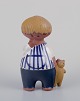 L'Art presents: 
Lisa 
Larson for 
Gustavsberg. 
Rare glazed 
ceramic 
figurine 
"Malin".