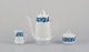 L'Art presents: 
Paar, 
Bavaria, Jaeger 
& Co, Germany.
Coffee pot, 
creamer, and 
sugar bowl.