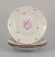 L'Art presents: 
Herend, 
Hungary.
A set of four 
dinner plates.