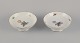 L'Art presents: 
Royal 
Copenhagen 
Saxon Flower.
Two porcelain 
compotes.