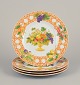 L'Art presents: 
Christian 
Dior, Paris. 
Four Tutti 
Fiori, Tutti 
Frutti 
porcelain 
plates.