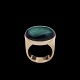 Bestik.dk 
presents: 
Boy 
Johansen. 14k 
Gold Ring with 
Malachite.