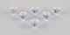 L'Art presents: 
Royal 
Copenhagen Blue 
Fluted Half 
Lace.
Six egg cups.