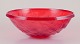 L'Art presents: 
Mario 
Bellini for 
Kartell, Italy.
Large "Moon" 
bowl in red 
PMMA plastic.