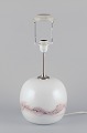 L'Art presents: 
Holmegaard, 
large "Sakura" 
table lamp in 
art glass.