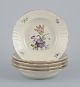 L'Art presents: 
Royal 
Copenhagen 
"Frijsenborg". 
Five deep 
plates in 
hand-painted 
porcelain.
