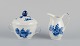 L'Art presents: 
Royal 
Copenhagen Blue 
Flower Braided, 
creamer and 
sugar bowl.