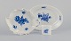 L'Art presents: 
Royal 
Copenhagen Blue 
Flower Braided. 
Hand-painted.
Small oval 
dish, cake 
plate, and a 
...