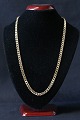 Antik Huset 
presents: 
14 carat 
Panser facet 
Gold necklace
Long 55 cm
Wide 5.78 mm
Stamped BNH 
585