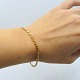 Antik 
Damgaard-
Lauritsen 
presents: 
A bracelet 
of 8k gold, w. 
2,5 mm
