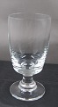 Antikkram 
presents: 
Almue 
clear glasses 
by Holmegaard, 
Denmark. Red 
wine or large 
white wine 
glasses 13cm