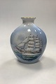 Bing and Grøndahl Art Nouveau Vase - The Training Ship Danmark No. 8872/5506