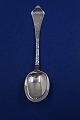 Antique Rokoko Danish solid silver flatware, 
serving spoons 20.3cm