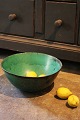 K&Co. presents: 
Svend 
Hammershoj 
glazed ceramic 
bowl from 
Kæhler in 
turquoise 
and black 
glaze...