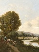 Moster Olga - 
Antik og Design 
presents: 
Older 
Central 
European 
painting.
Shepherd in 
landscape
DKK 1850