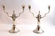 Lundin Antique 
presents: 
P. Hertz. 
A pair of 
silver 2-armed 
candlesticks 
(830). Height 
21 cm. Produced 
1931.