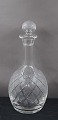 Antikkram 
presents: 
Christiansborg 
Danish crystal 
glass service. 
Carafe with 
original 
stopper 25cm