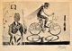 Pegasus – Kunst 
- Antik - 
Design 
presents: 
Arnel, 
Thomas (1922 - 
2010) Denmark: 
A tattooed 
Maori 
delegate/A 
bicycle