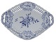 Antik K 
presents: 
Blue 
Flower Curved
Rare serving 
tray with lace 
border from 
before 1894